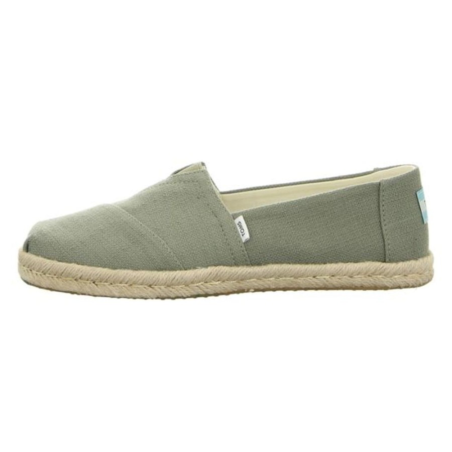 Damen TOMS Halbschuhe | Toms - Slipper - Alpargata Rope - Grun