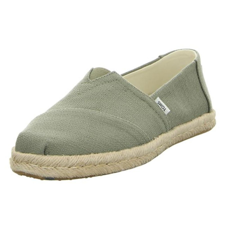 Damen TOMS Halbschuhe | Toms - Slipper - Alpargata Rope - Grun