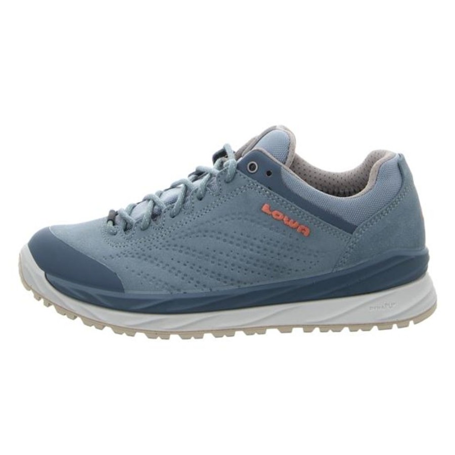 Damen Lowa Schnurschuhe | Lowa - Schnurschuhe - Malta Gtx Lo Ws - Eisblau/Mandarine