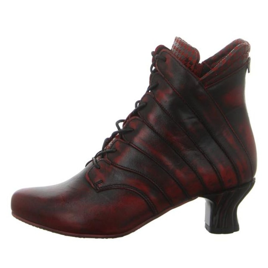 Damen Simen Stiefeletten | Simen - Stiefeletten - Weinrot