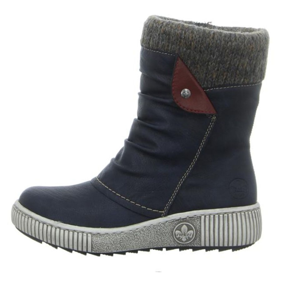 Damen Rieker Stiefeletten | Rieker - Stiefeletten - Blau