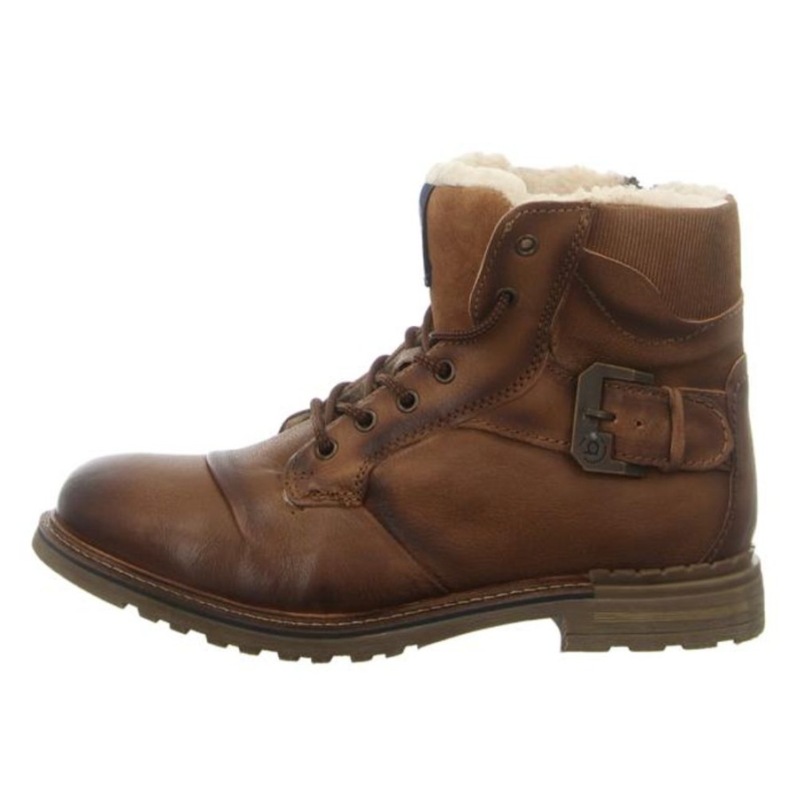 Herren Bugatti Stiefel | Bugatti - Stiefeletten - Vittore - Cognac