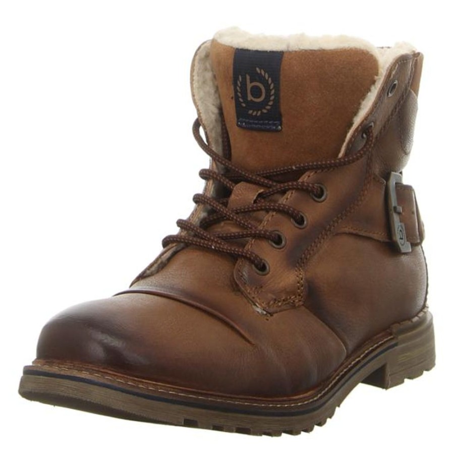 Herren Bugatti Stiefel | Bugatti - Stiefeletten - Vittore - Cognac