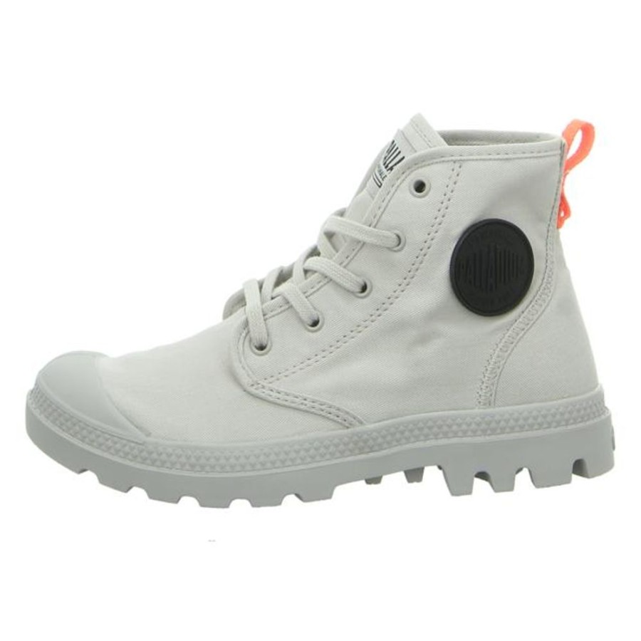 Damen Palladium Schnurschuhe | Palladium - Schnurschuhe - Pampa Hi Twill - Moon Grey-M