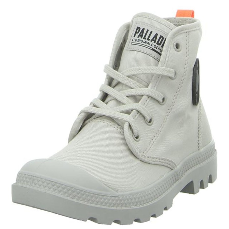 Damen Palladium Schnurschuhe | Palladium - Schnurschuhe - Pampa Hi Twill - Moon Grey-M