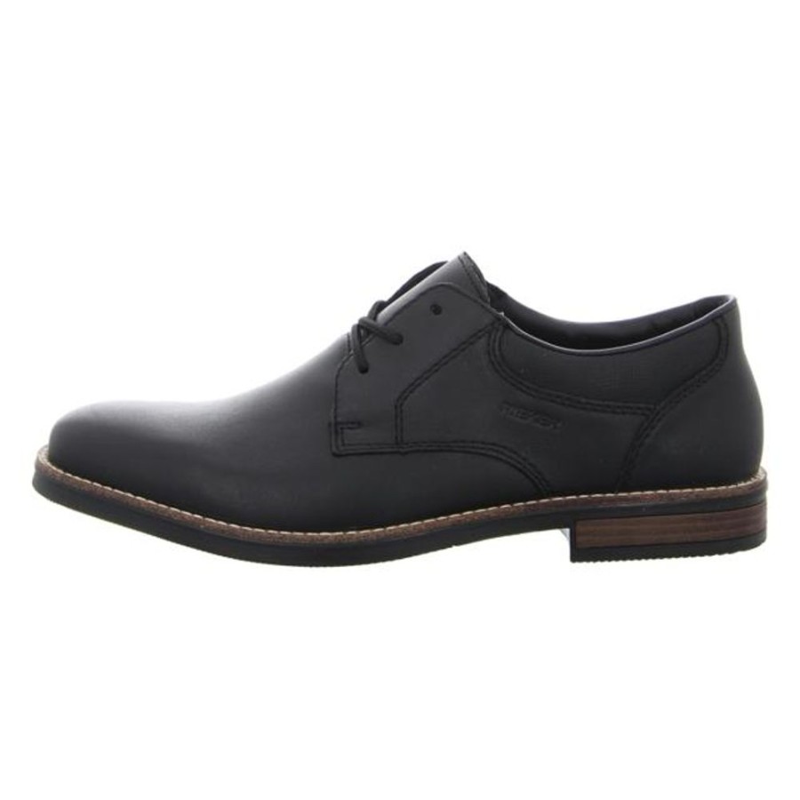 Herren Rieker Schnurschuhe | Rieker - Business-Schuhe - Schwarz