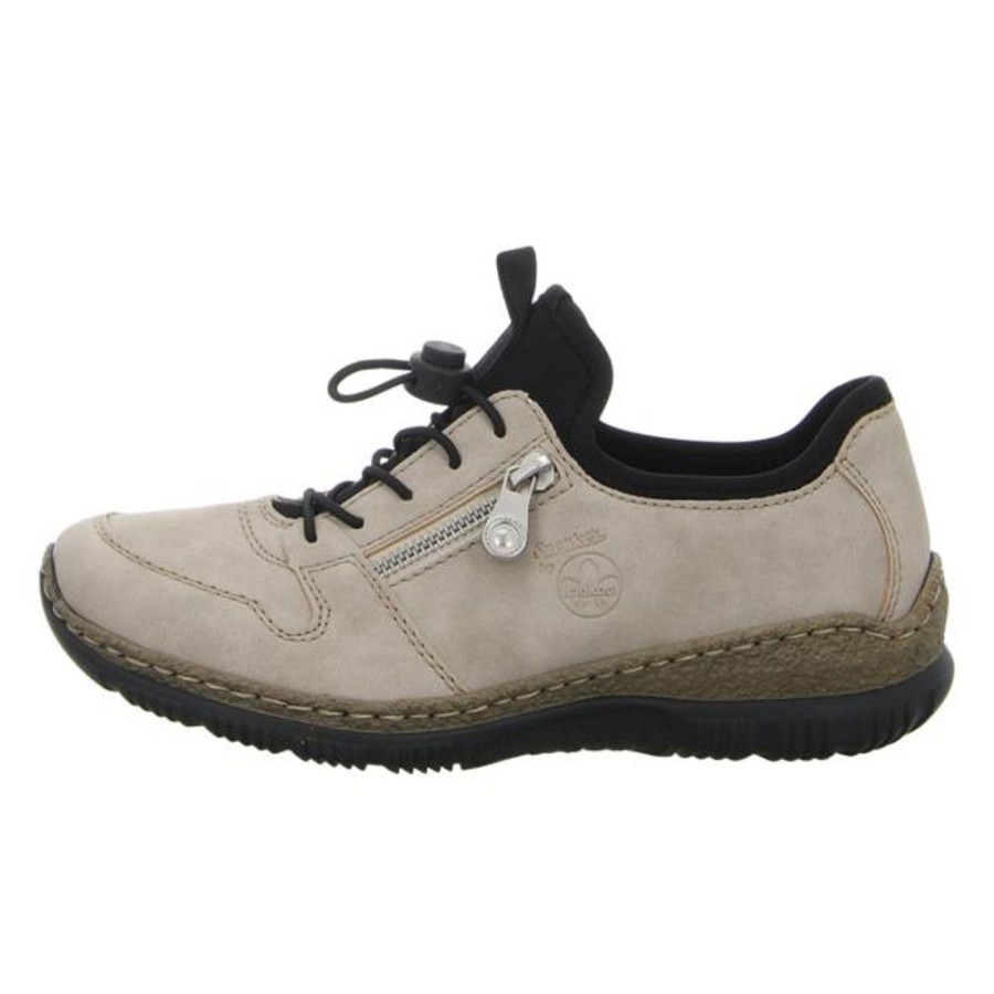 Damen Rieker Schnurschuhe | Rieker - Schnurschuhe - Beige