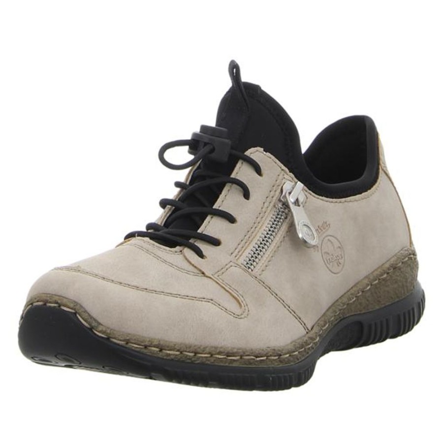 Damen Rieker Schnurschuhe | Rieker - Schnurschuhe - Beige