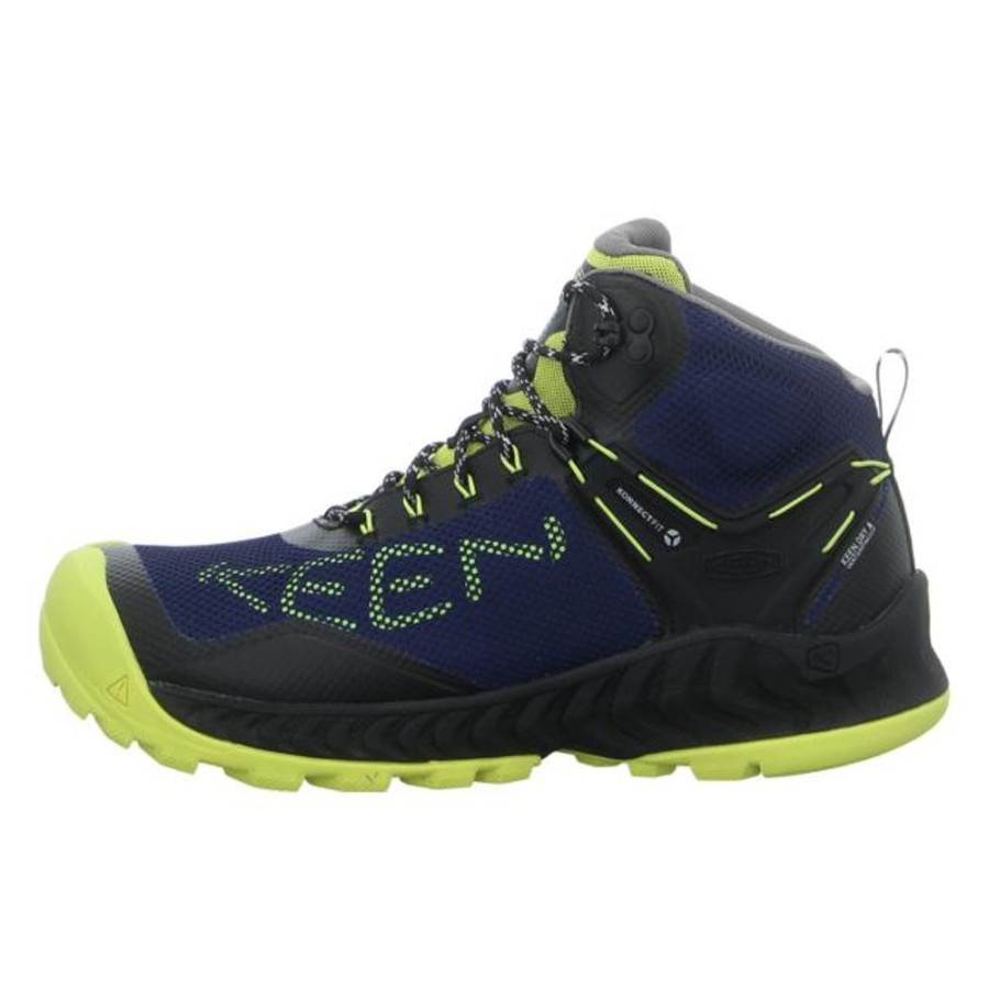 Herren Keen Outdoor Schuhe | Keen - Outdoor-Schuhe - Nxis Evo Mid Wp - Black/Evening Primrose