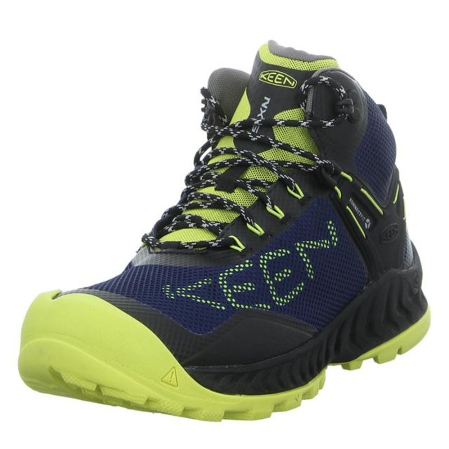 Herren Keen Outdoor Schuhe | Keen - Outdoor-Schuhe - Nxis Evo Mid Wp - Black/Evening Primrose