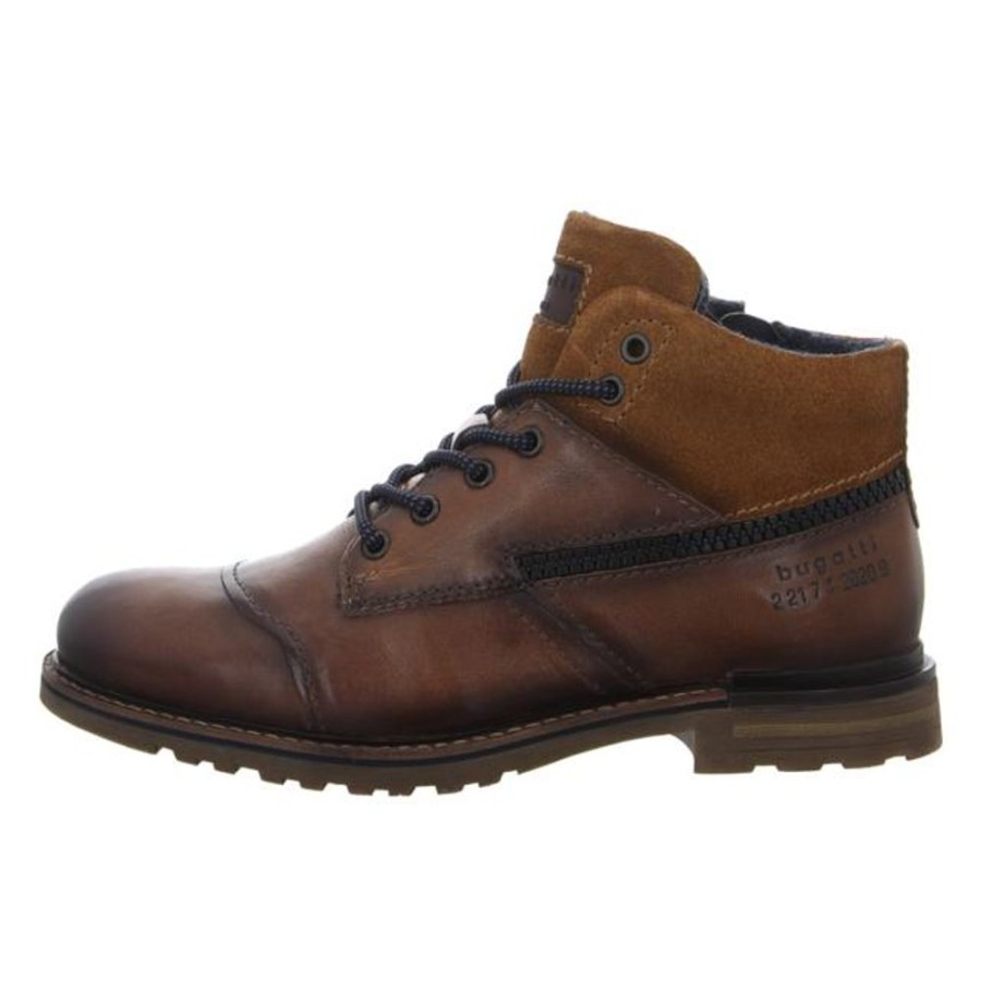 Herren Bugatti Stiefel | Bugatti - Stiefeletten - Vittore - Cognac