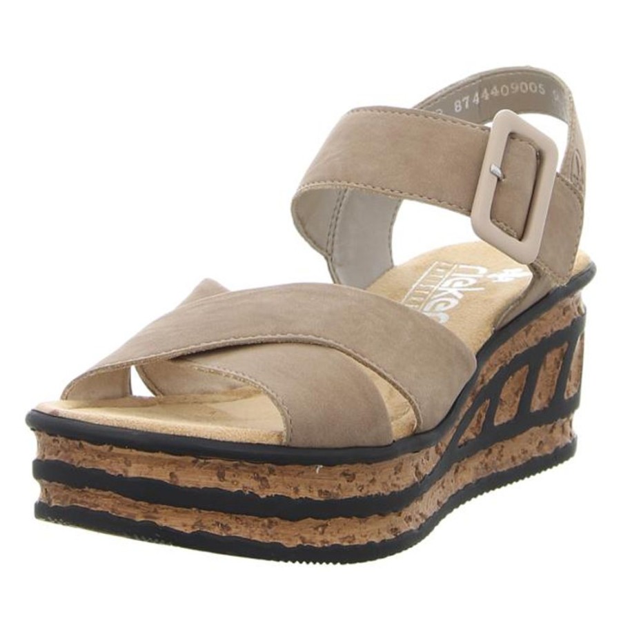 Damen Rieker Sandaletten | Rieker - Sandaletten - Beige