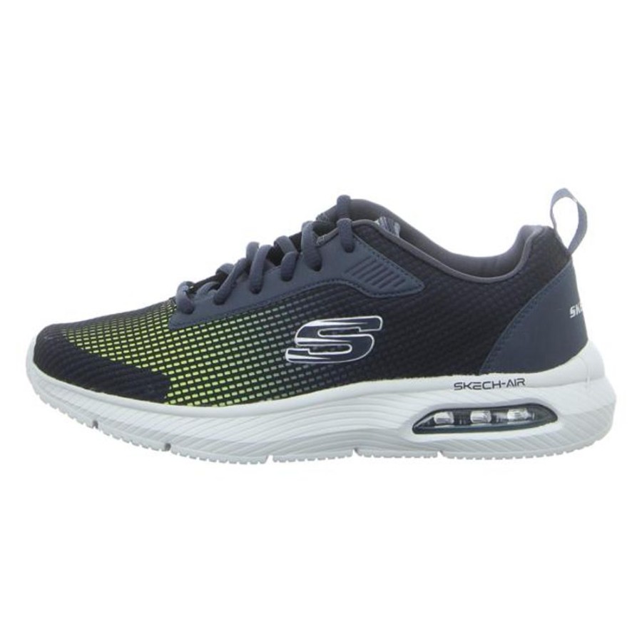 Herren Skechers Sneaker | Skechers - Sneaker - Dyna-Air-Blyce - Navy/Lime