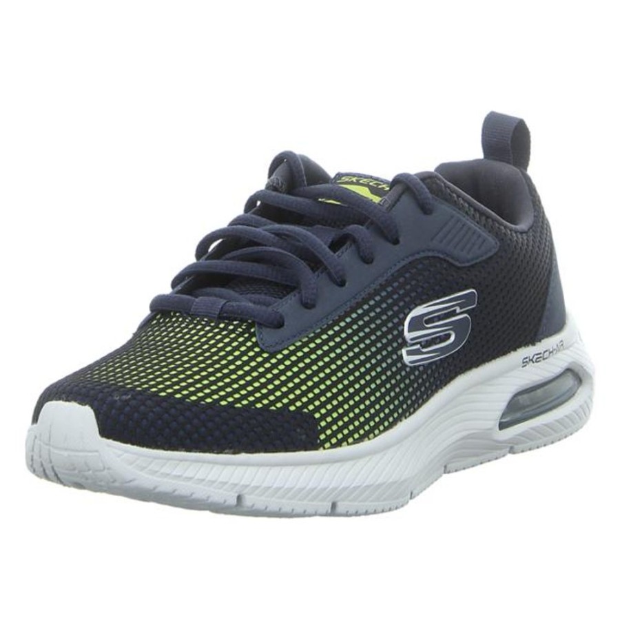 Herren Skechers Sneaker | Skechers - Sneaker - Dyna-Air-Blyce - Navy/Lime