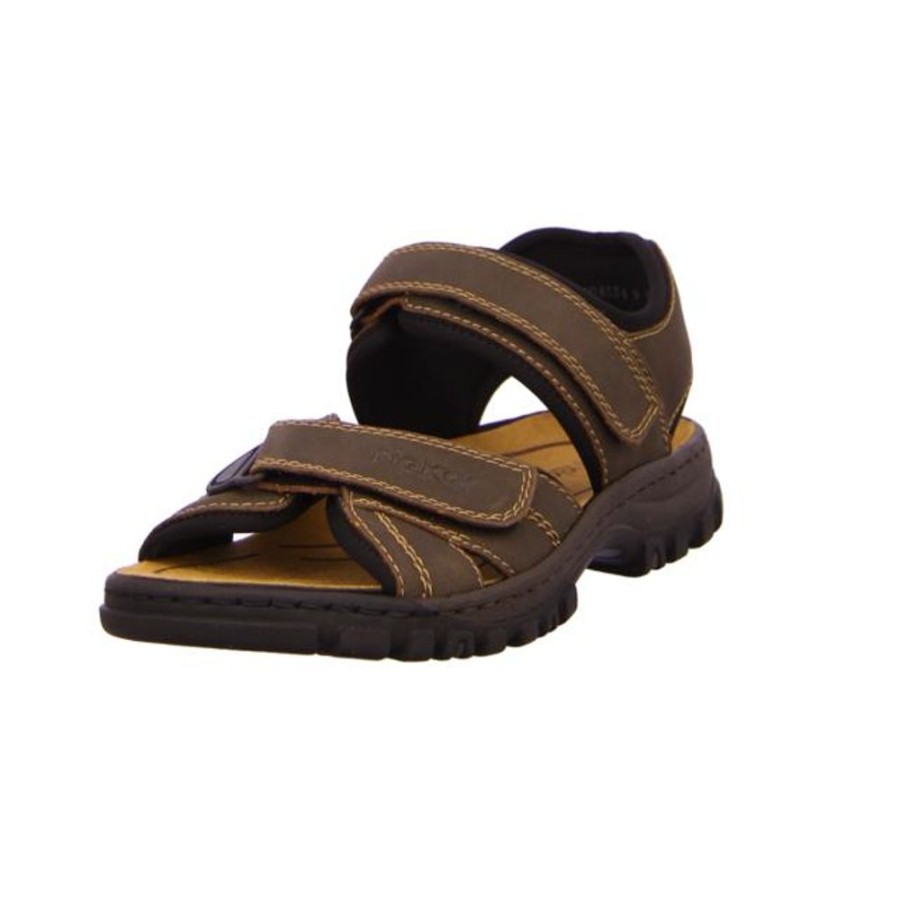 Herren Rieker Offene Schuhe | Rieker - Sandalen - Braun