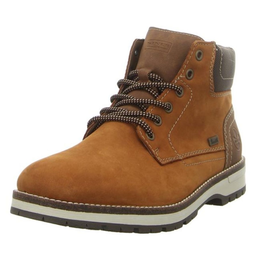 Herren Rieker Stiefel | Rieker - Stiefeletten - Gelb-Kombi