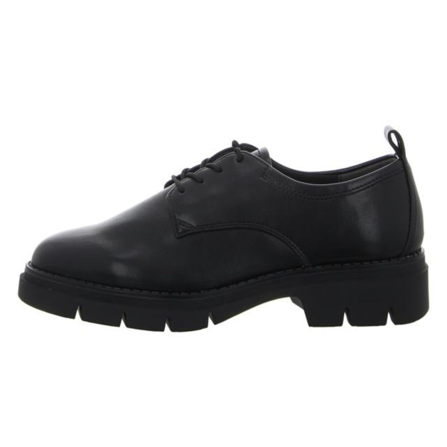 Damen Tamaris Schnurschuhe | Tamaris - Schnurschuhe - Black Matt