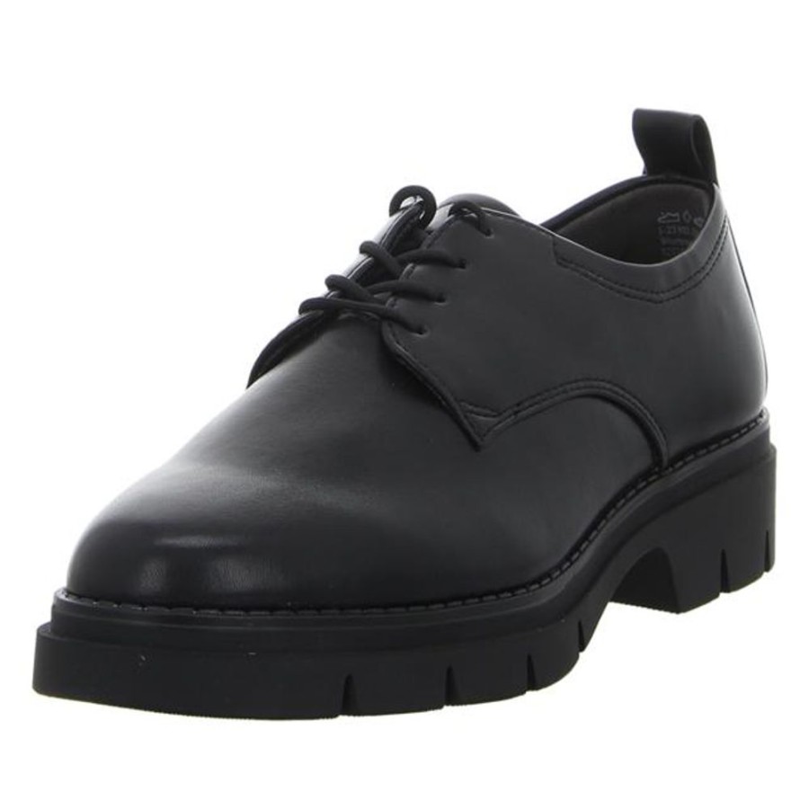 Damen Tamaris Schnurschuhe | Tamaris - Schnurschuhe - Black Matt