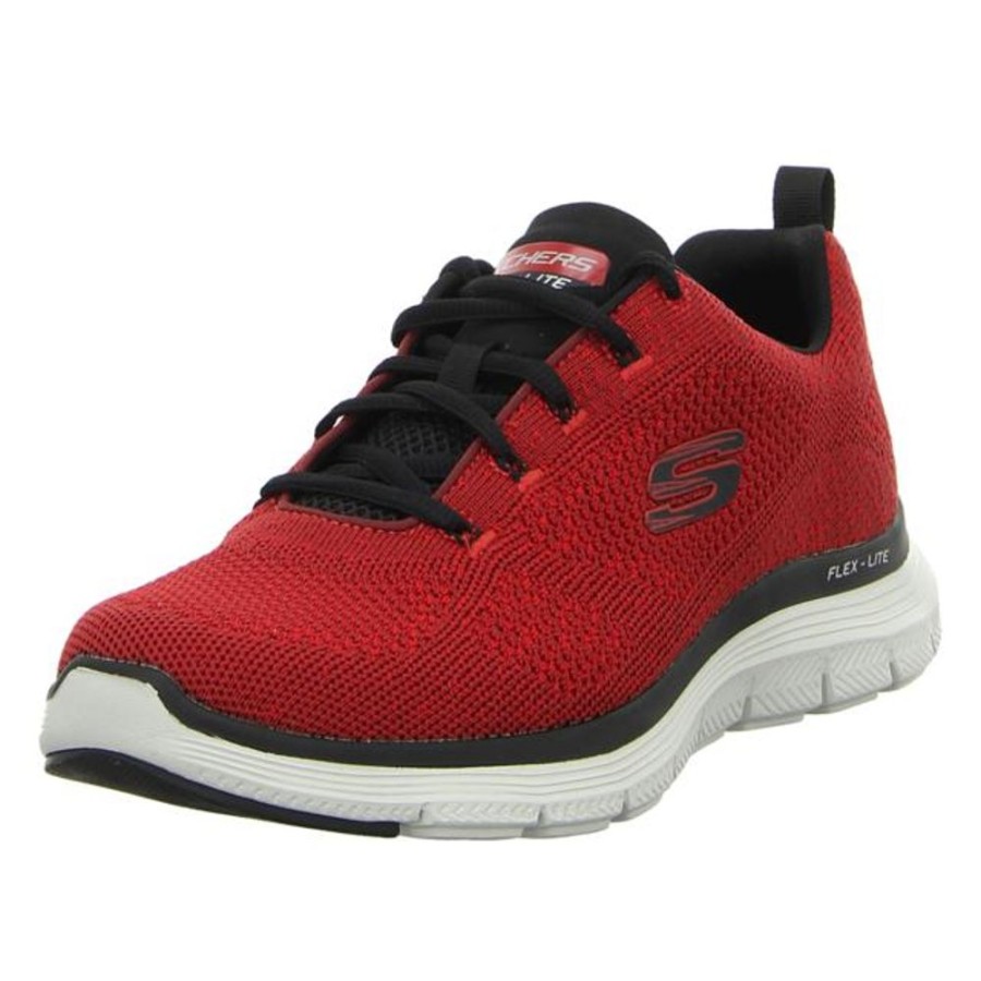 Herren Skechers Sneaker | Skechers - Sneaker - Flex Advantage 4.0 - Red/Black