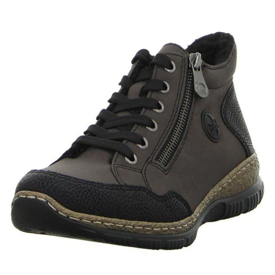 Damen Rieker Stiefeletten | Rieker - Stiefeletten - Grau-Kombi