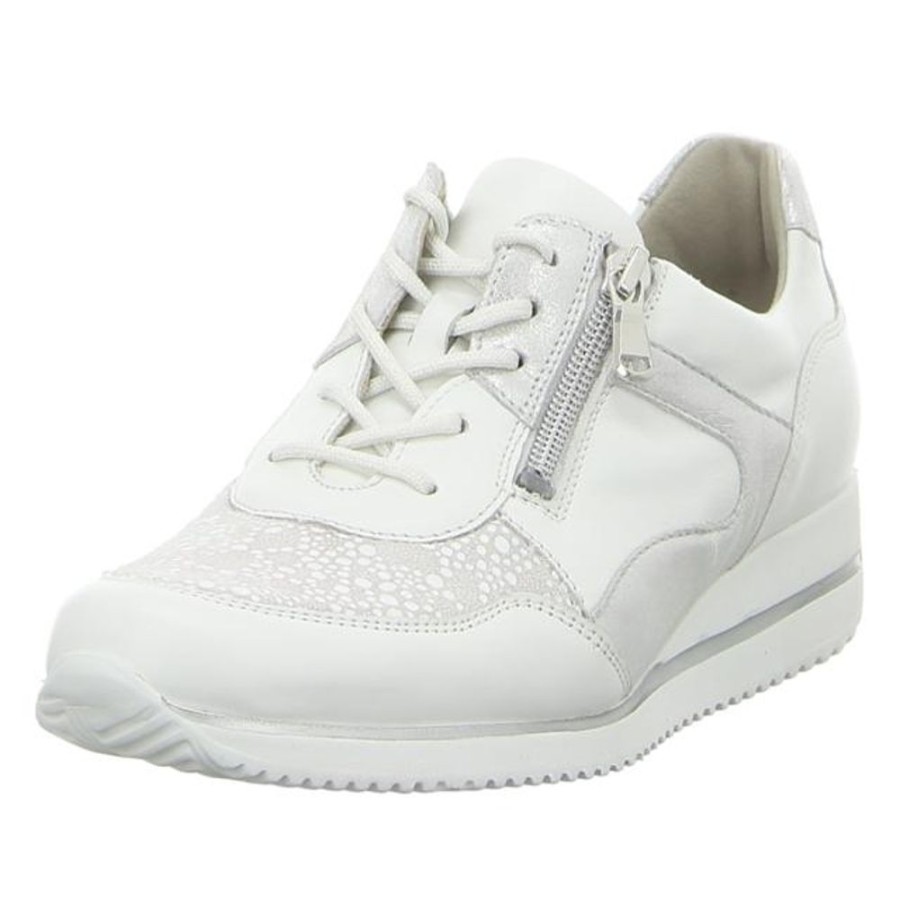 Damen Waldläufer Sneaker | Waldlaufer - Sneaker - Himona - Bufa Weiss Cement Silber