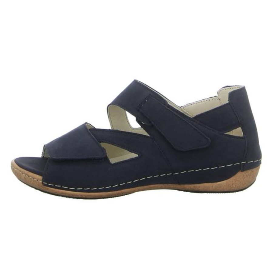 Damen Waldläufer Sandaletten | Waldlaufer - Sandalen - Heliett - Marine