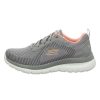 Damen Skechers Sneaker | Skechers - Sneaker - Bountiful - Gray/Coral