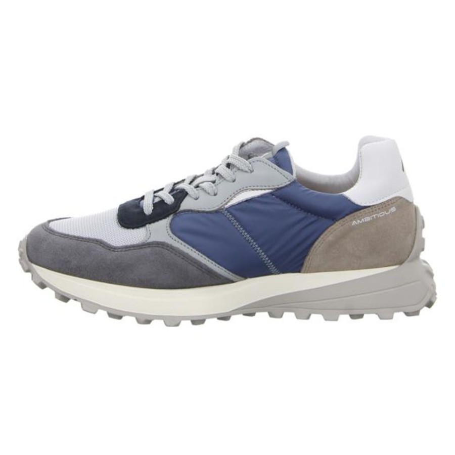 Herren Ambitious Sneaker | Ambitious - Sneaker - Riley - Grey/Blue