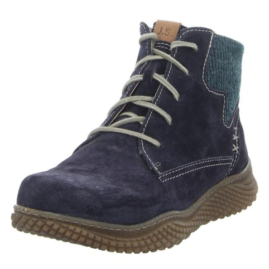 Damen Josef Seibel Stiefeletten | Josef Seibel - Stiefeletten - Amelie 09 - Jeans-Kombi