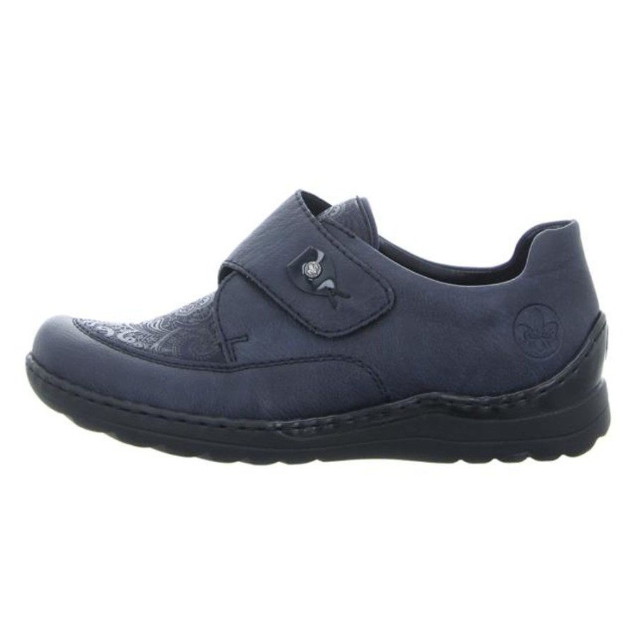 Damen Rieker Halbschuhe | Rieker - Slipper - Blau