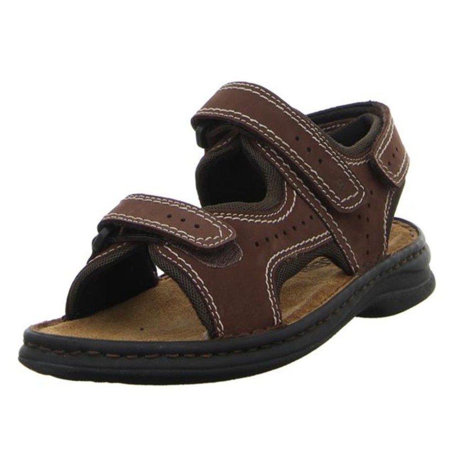 Herren Josef Seibel Offene Schuhe | Josef Seibel - Sandalen - Max 03 - Braun