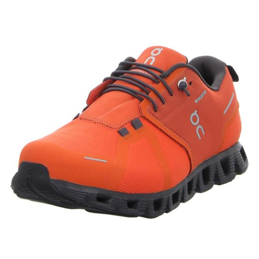 Herren ON Sneaker | On - Sneaker - Cloud 5 Waterproof - Flame/Eclipse