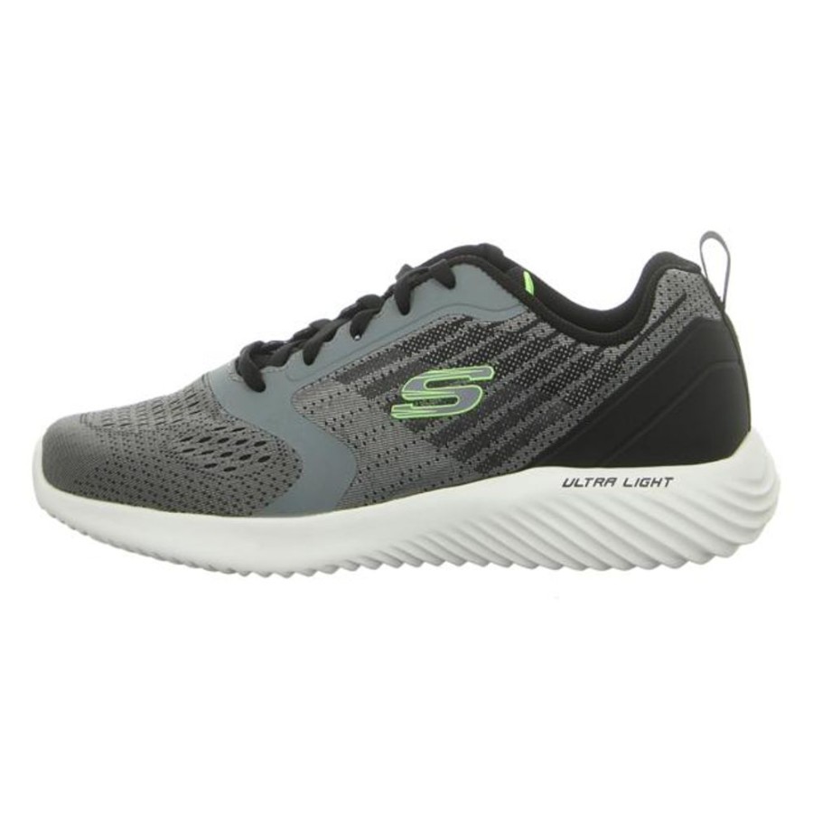 Herren Skechers Sneaker | Skechers - Sneaker - Bounder-Verkona - Charcoal/Gray