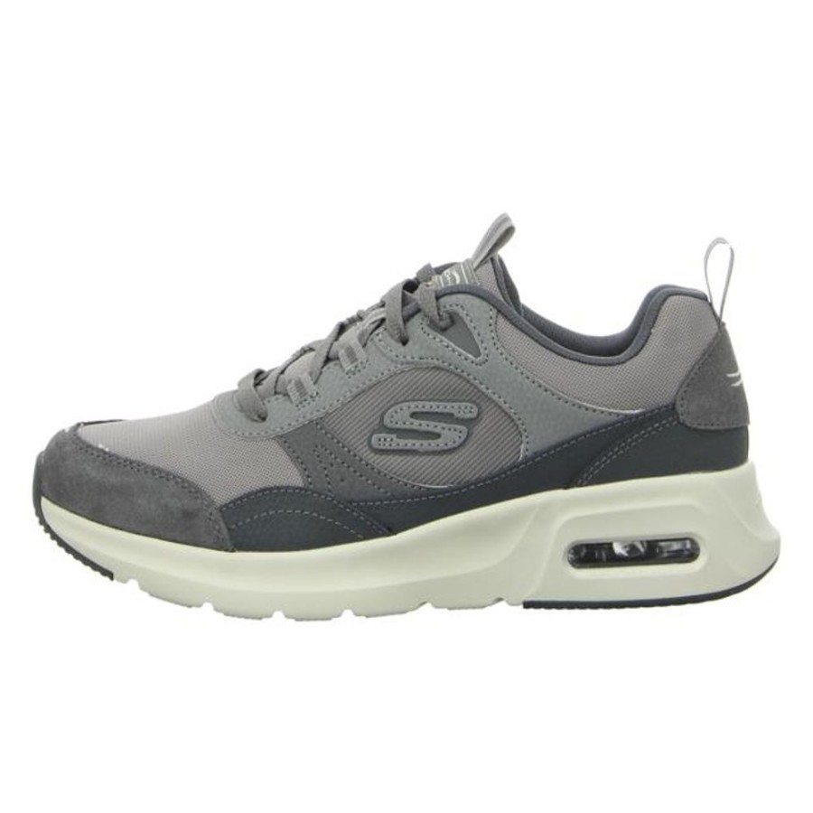 Herren Skechers Sneaker | Skechers - Sneaker - Skech-Air Court - Gray