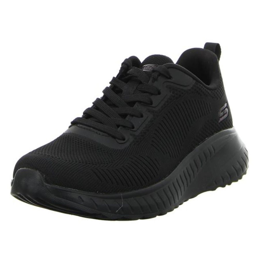 Damen Skechers Sneaker | Skechers - Sneaker - Bobs Sport Squad Cha - Black