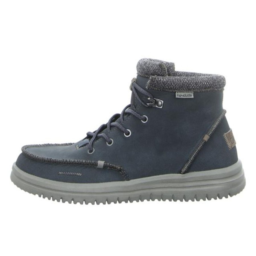 Herren Hey Dude Stiefel | Hey Dude - Schnurschuhe - Bradley - Deep Blue