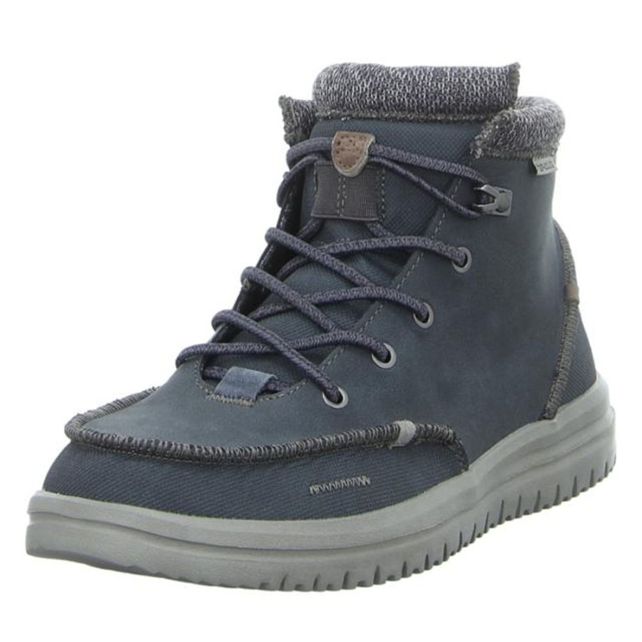 Herren Hey Dude Stiefel | Hey Dude - Schnurschuhe - Bradley - Deep Blue