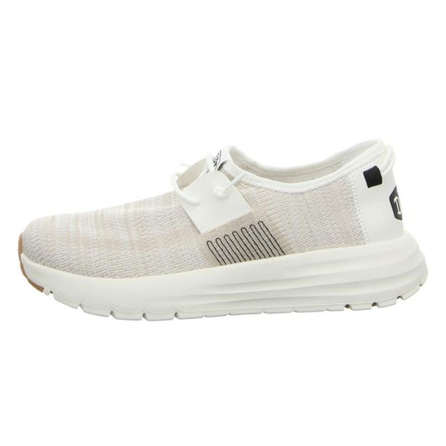 Herren Hey Dude Schnurschuhe | Hey Dude - Schnurschuhe - Sirocco - White