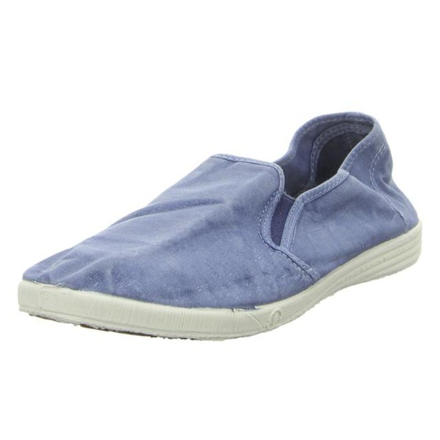 Herren Natural World Halbschuhe | Natural World - Slipper - Celest Enz