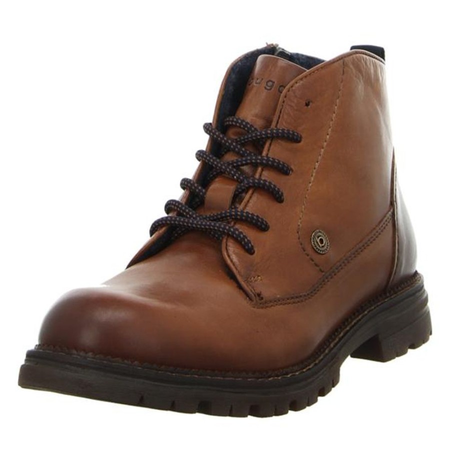 Herren Bugatti Stiefel | Bugatti - Stiefeletten - Senato - Cognac