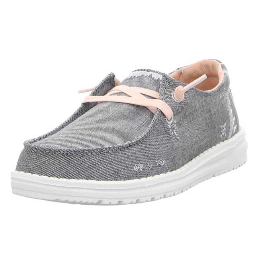 Damen Hey Dude Schnurschuhe | Hey Dude - Schnurschuhe - Wendy Boho - Grey