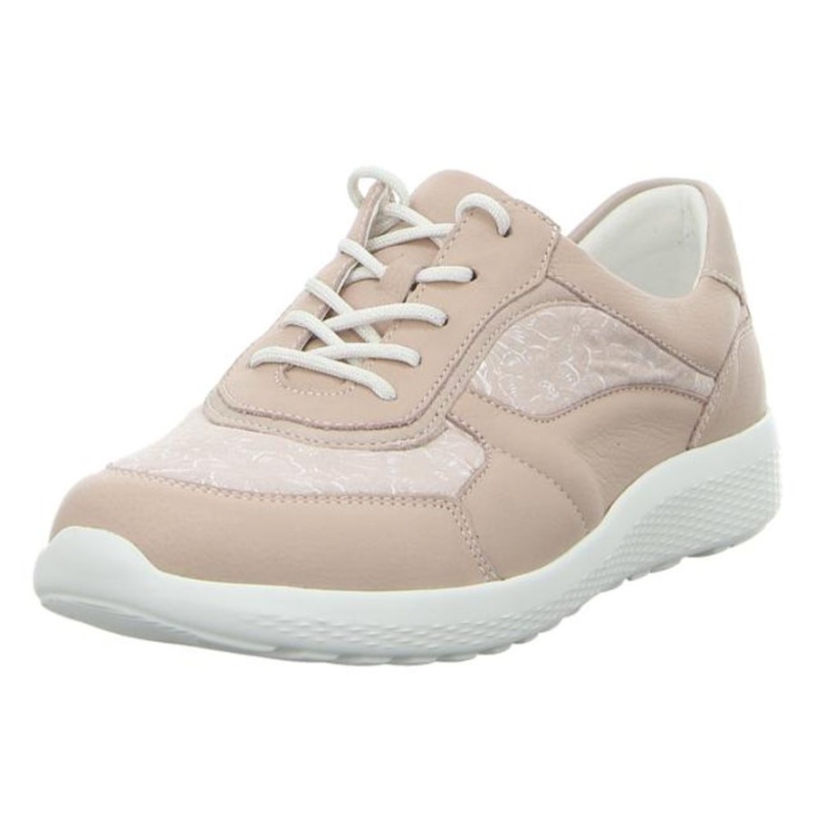 Damen Waldläufer Schnurschuhe | Waldlaufer - Schnurschuhe - K-Iris - Beige-Kombi