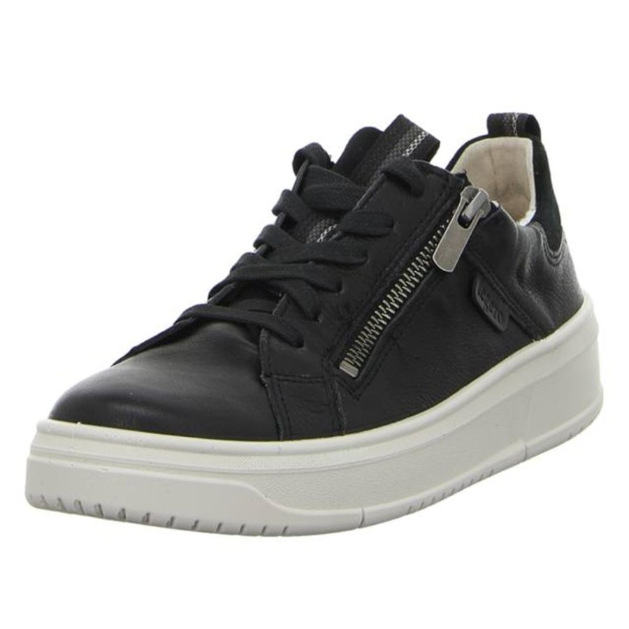 Damen Legero Sneaker | Legero - Schnurschuhe - Rejoise - Schwarz (Schwarz)