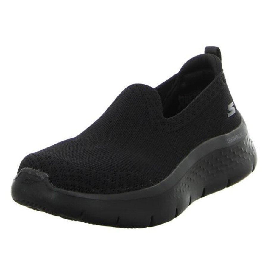 Damen Skechers Halbschuhe | Skechers - Slipper - Skechers Go Walk Fle - Black