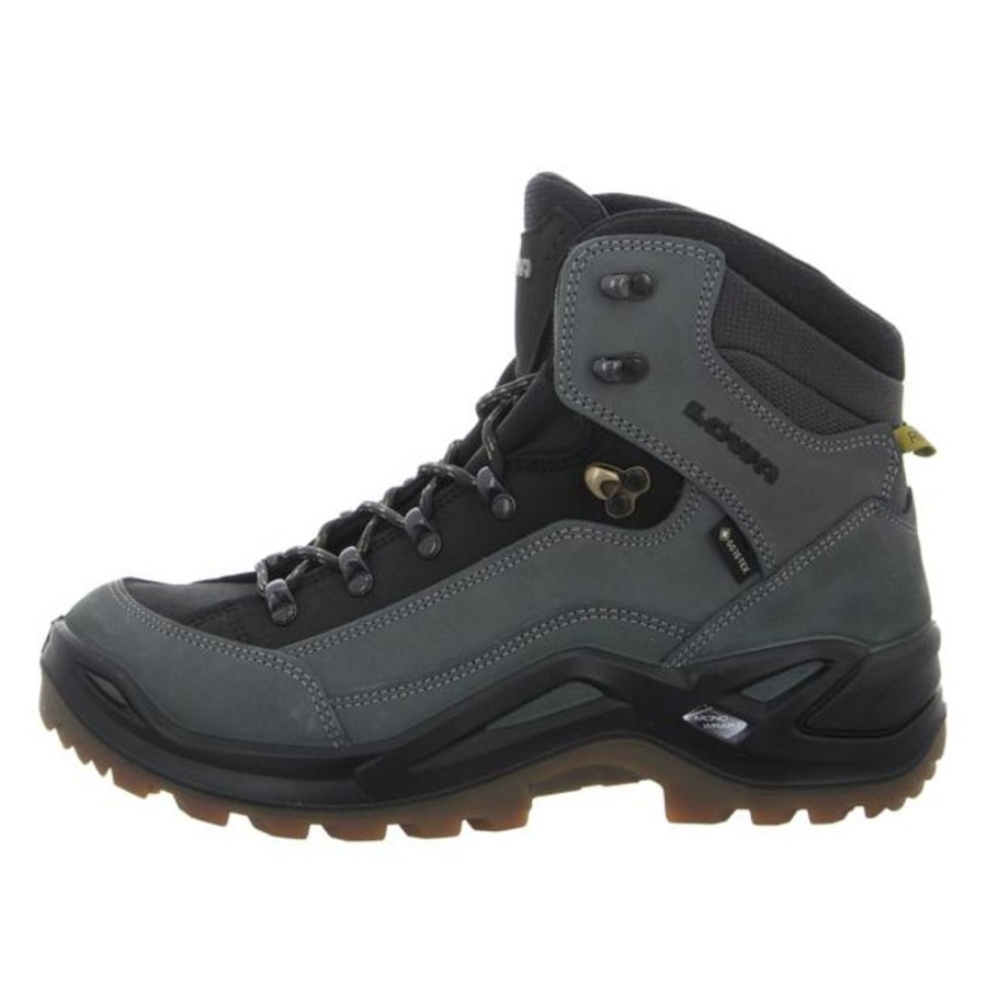 Herren Lowa Outdoor Schuhe | Lowa - Outdoor-Schuhe - Renegade Gtx Mid - Dunkelgrau/Schwarz