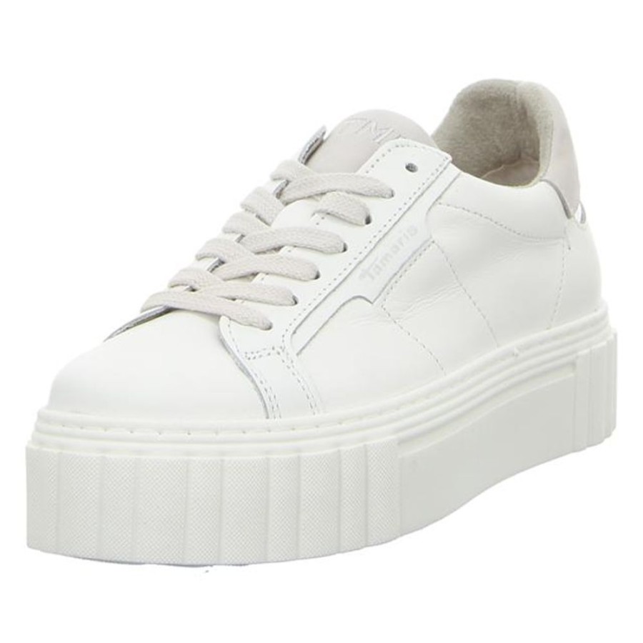 Damen Tamaris Schnurschuhe | Tamaris - Sneaker - Weiss