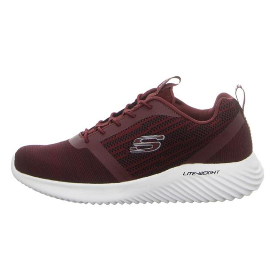 Herren Skechers Sneaker | Skechers - Sneaker - Bounder - Burgundy