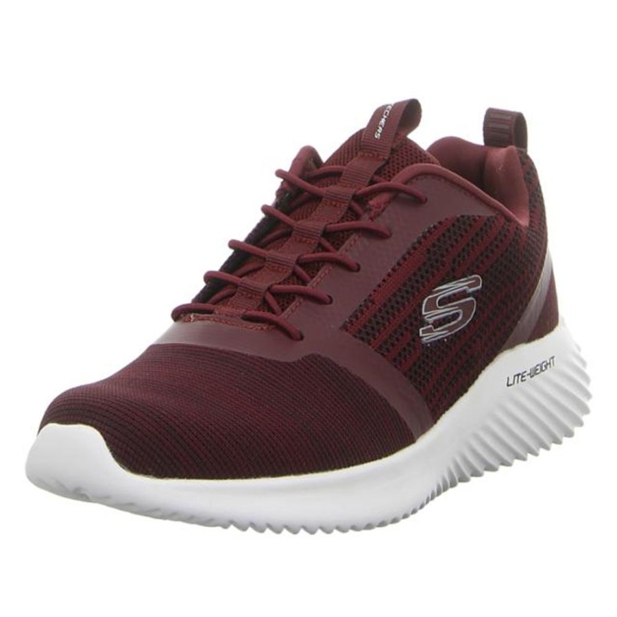 Herren Skechers Sneaker | Skechers - Sneaker - Bounder - Burgundy