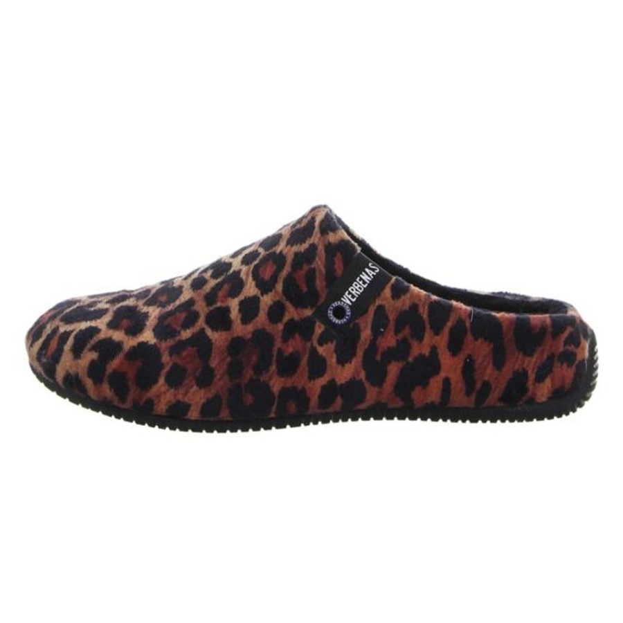 Damen VERBENAS Hausschuhe | Verbenas - Hausschuhe - York - Leopardo Pequeno