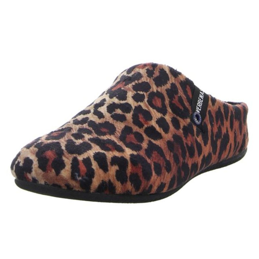 Damen VERBENAS Hausschuhe | Verbenas - Hausschuhe - York - Leopardo Pequeno